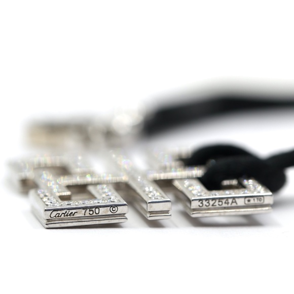 Cartier 1.5 Carat Diamond 18 White Gold Necklace - Picture 8 of 15